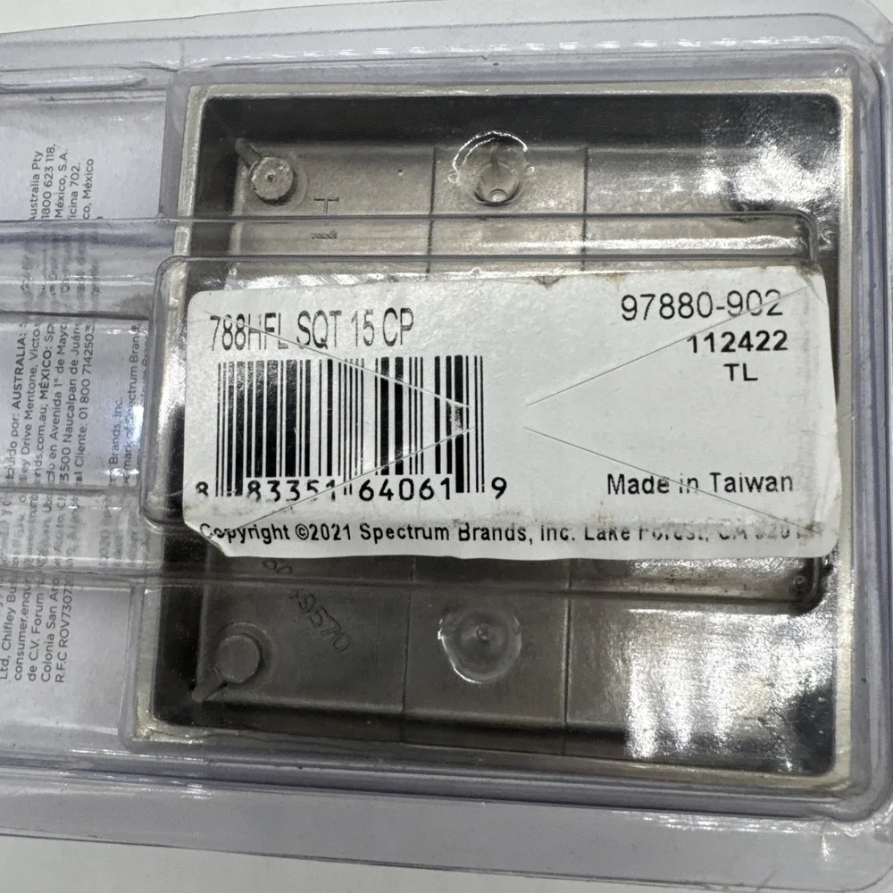 Halifax Dummy Door Lever Square Satin Nickel 97880-902 Inactive Pull